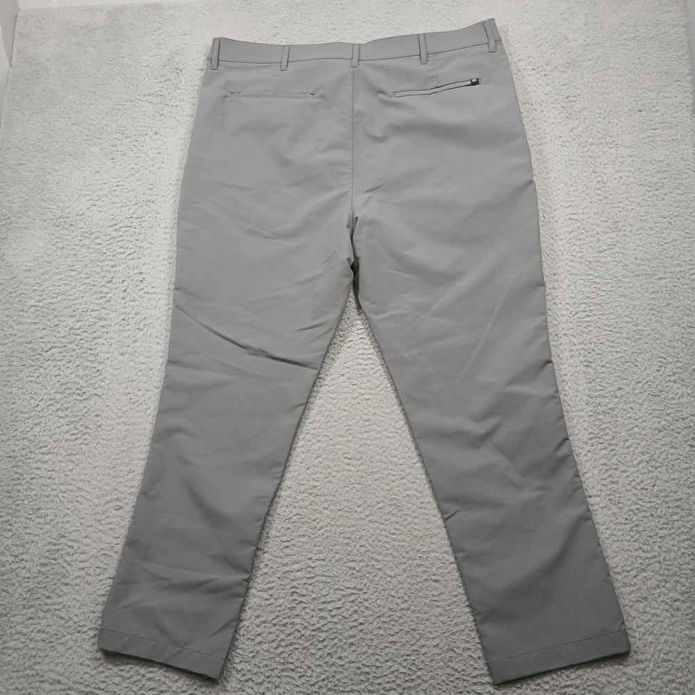 Banana Republic Tech Pants Men 40x29‎ Gray Performance Golf Stretch